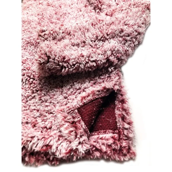 Burgundy Sherpa Half Zip Pullover (Sweet Lovely by Jen) - Picture 8 of 11